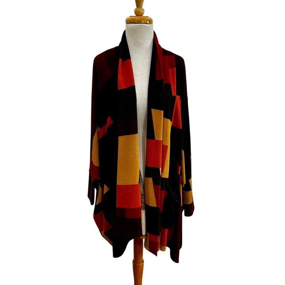 IC by Connie K Open Front Drape Sweater